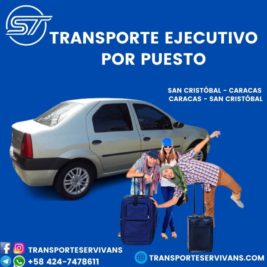 transporte ejecutivo por puesto en Venezuela
