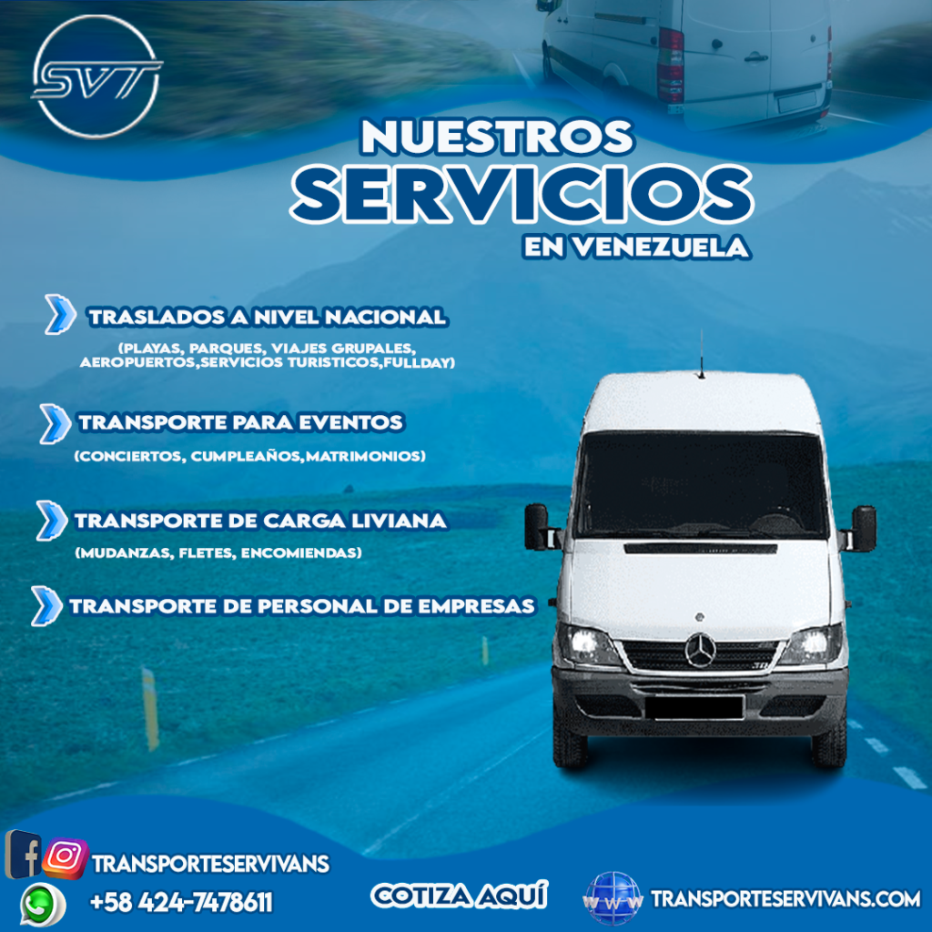 servicios de transporte ejecutivo en Caracas